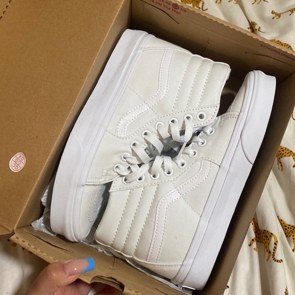 Vans Shoes - Vans Sk8-hi’s in True White